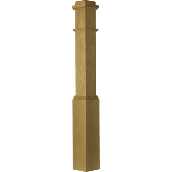 4091 box newel post 6 1/4" x 55"