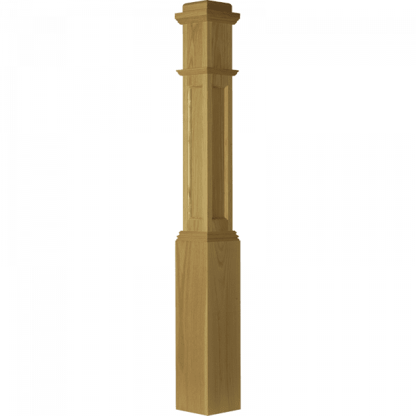 4091 Flat Panel box newel post 6 1/4" x 55"