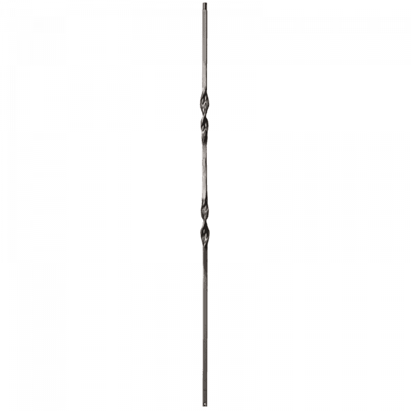9011RS Double Ribbon Iron balusters 1/2" bar