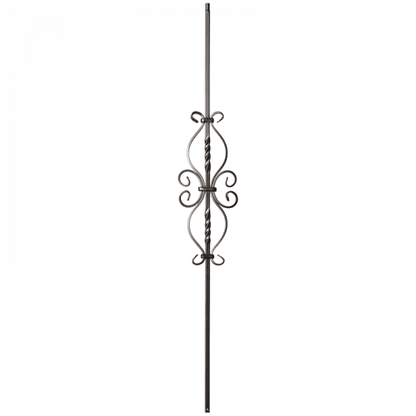 9055SS French Scroll Iron balusters 1/2" bar