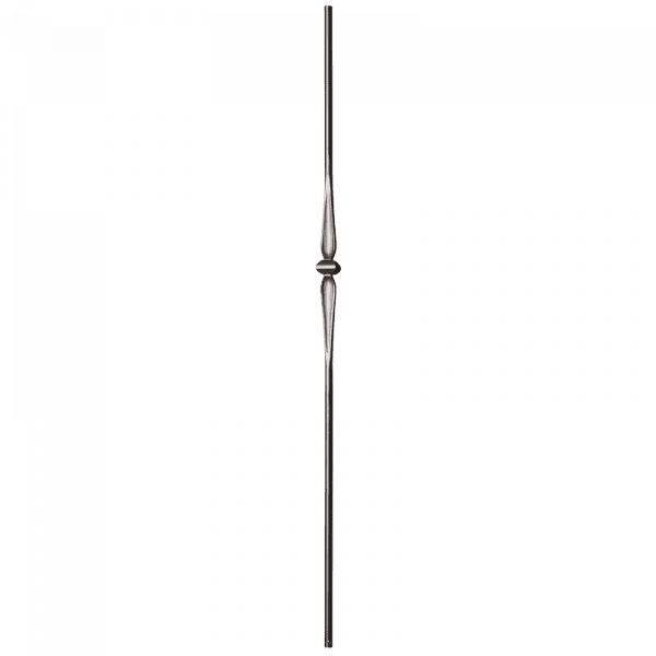 9069RB Single knuckle with round spoons Iron balusters 9/16"