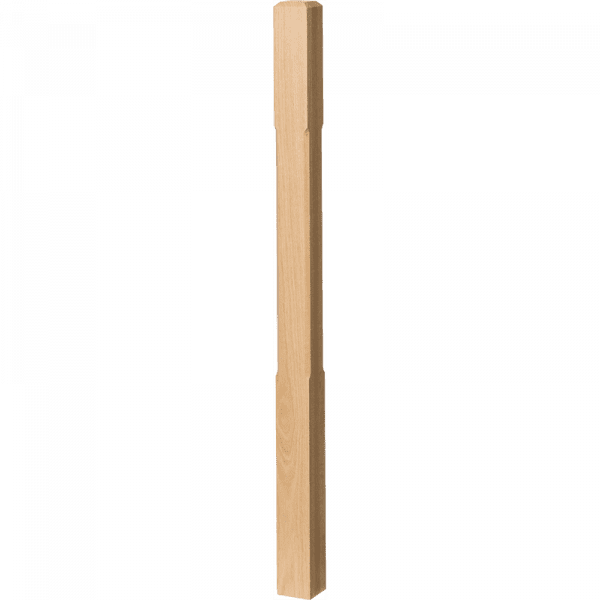 C-4000 Chamfered Top Champfered Edge Newel Post