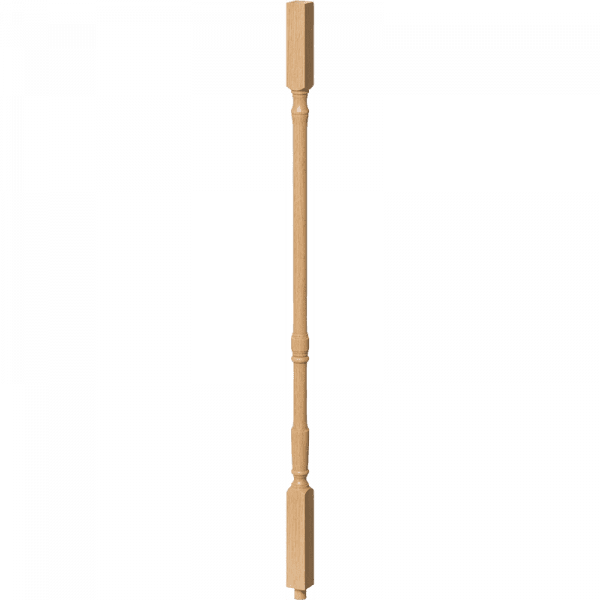 5067 Blocktop colonial baluster 1.25" doweled