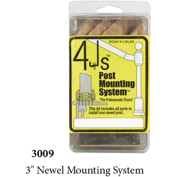3009 Newel fastening system for 3" newel
