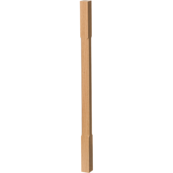 C-5334 Chamfered edge 1.75" square elegant rise baluster