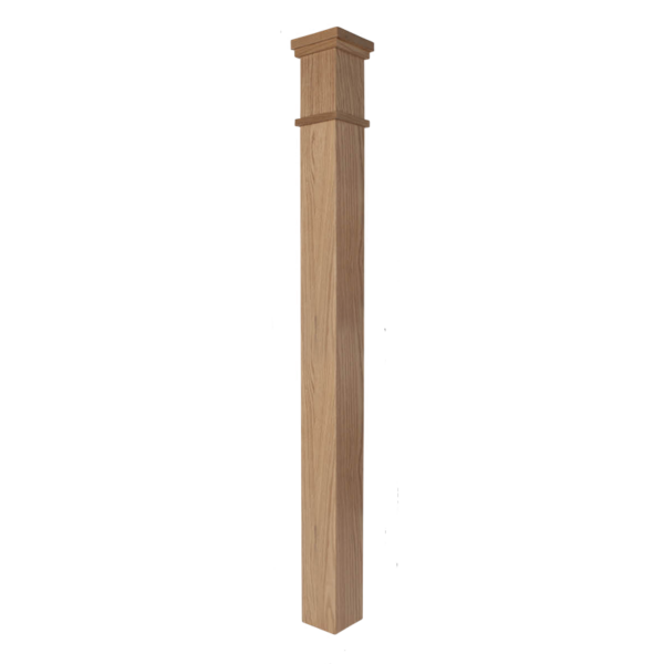 MP4375 Mission box newel post 4 3/4" x 55"