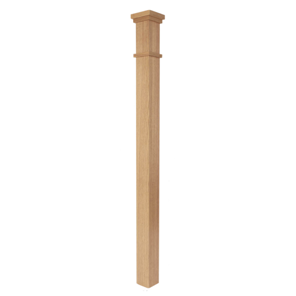 MP4075 Modern Style Solid box newel post 3 1/2" x 58"