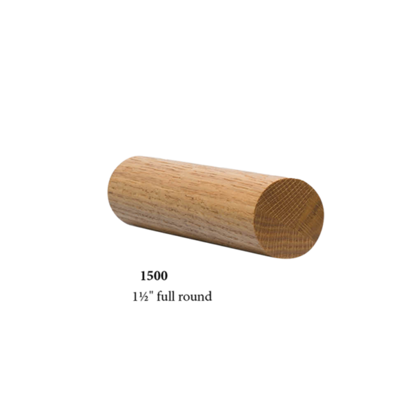 1500 series classic style 1.5" wallrail