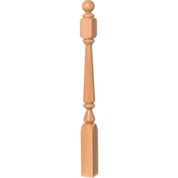 4840 Ball top 3.5" Ohio style Newel Post